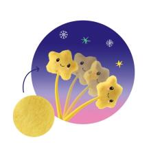 Make a Wish - Fineliner plush wiggle star, 0.5 mm line width