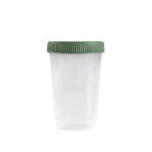 Maisto indelis, apvalus, 0,4 l, žalias