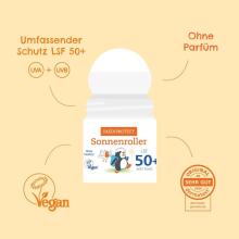 Paediprotect Sun Roller SPF 50+ Art.290777 Rutulinis dezodorantas su apsauga nuo saulės SPF 50+ kūdikiams ir kūdikiams, 50 ml
