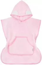 Bocioland Bath Poncho Art.BL181 Pink rankšluostis -Poncho