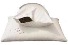 La Bebe™ Pillow Eco 58x30 Art.291993  medvilninė grikių pagalvė su medvilniniu užvalkalu 58x30 cm