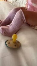 Rebael Natural Rubber Round Latex Art.292017 Pewter   Pacifier (nipple) made of 100% natural rubber 0-6 months (1 pcs.)