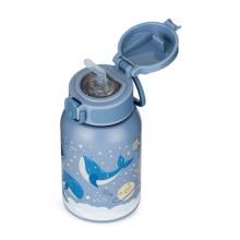 PETITE&MARS 150368 Nerūdijančio Plieno Termo Butelis su Šiaudeliu 350ml