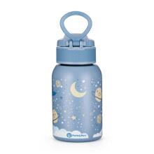 PETITE&MARS 150368 Nerūdijančio Plieno Termo Butelis su Šiaudeliu 350ml