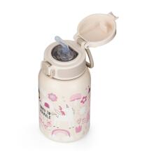 PETITE&MARS 150380 Nerūdijančio Plieno Termo Butelis su Šiaudeliu 350ml