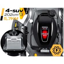 Benzininis vejapjovė su pavara 51 cm 70 l Honda 202cc 5.7AG + alyva Humberg HM-603