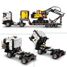 LEGO Technic Volvo FMX sunkvežimis ir EC230 elektrinis ekskavatorius