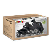 Smoby Farmer XL Juodas Traktorius + Priekaba