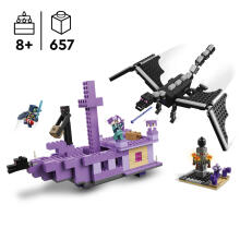 LEGO Minecraft Pabaigos Drakonas ir Pabaigos Laivas