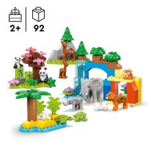 LEGO DUPLO 3in1 Laukiniai Gyvūnų Šeimos