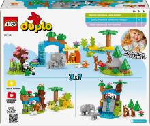 LEGO DUPLO 3in1 Laukiniai Gyvūnų Šeimos