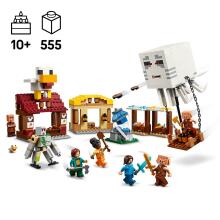 LEGO Minecraft Ghast Baliono Kaimo Ataka