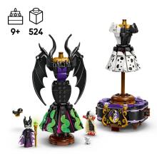 LEGO Disney Maleficent ir Cruella De Vil suknelės