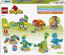LEGO DUPLO 3in1 Dinosaurus ant ratų
