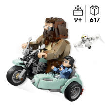 LEGO Harry Potter Hagrido ir Harry's motociklo kelionė