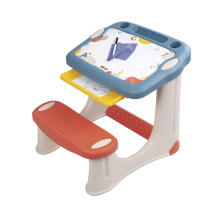 Smoby stalas 2in1 spalvingas