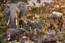 Ravensburger dėlionė 3000 vnt Afrikos gyvūnų pasaulis