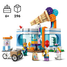 LEGO miesto ledų parduotuvė