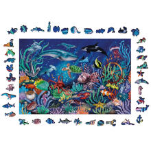Ravensburger medinis dėlionė 500 vnt. Po vandeniu