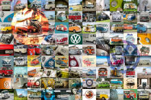 Ravensburger dėlionė 3000 vnt 99 VW Kemperio akimirkos