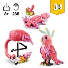 LEGO Creator laukiniai gyvūnai: Rožinė flamingo