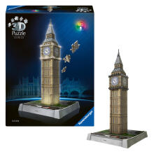 Ravensburger 3D Dėlionė su LED Šviesa: Didysis Benas
