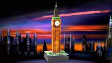 Ravensburger 3D Big Ben: Naktinė versija
