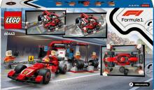 LEGO City F1 Пит Стоп и Пит Крю с Машиной Ferrari