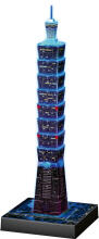 Ravensburger 3D Dėlionė Taipėjaus Bokštas, Naktinė Versija