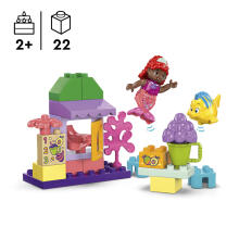 LEGO DUPLO Ariel ir Flounderio kavinės stendas