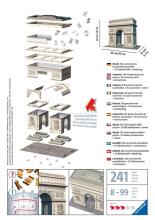 Ravensburger 3D dėlionė Triumfo arkos