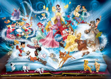 Ravensburger dėlionė 1500 vnt. Disney pasakų knyga