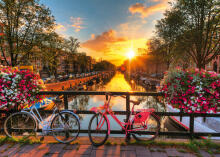 Ravensburger dėlionė 1000 vnt. Dviratiai Amsterdame