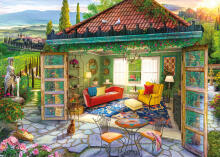 Ravensburger dėlionė 1000 vnt. Toskanos Oazė
