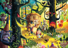 Ravensburger dėlionė 1000 vnt Liūtai, Tigrai, Lokiai