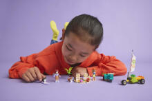 LEGO Friends Suriantys Šunys ir Motorolerio Nuotykiai