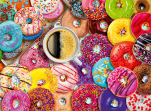 Ravensburger dėlionė 500 vnt. Donutų trikdžiai!