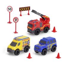 Dickie Toys Gelbėjimo Paslaugų Stotis ir Transporto Priemonių Žaidimų Rinkinys