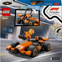 LEGO City F1 vairuotojas su McLaren lenktynių automobiliu