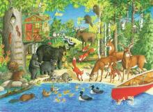 Ravensburger  Dėlionė 200 vnt. Miško draugai
