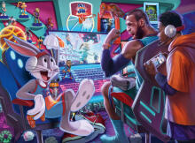 Ravensburger Puzzle 300 pc Space Jam