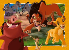 Ravensburger dėlionė 200 vnt Mufasa