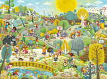 Ravensburger dėlionė 200 vnt. Tvari