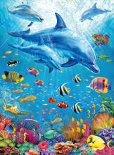 Ravensburger dėlionė 100 vnt. delfinų grupė