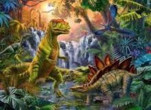 Ravensburger dėlionė 100 vnt Dinosauro Oazė