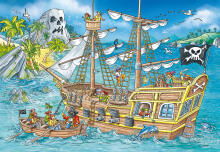 Ravensburger dėlionė 2x24 vnt. Piratai