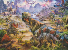 Ravensburger dėlionė 300 vnt Dinosaurus