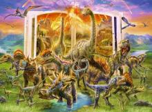 Ravensburger dėlionė 300 vnt Dinosaurus