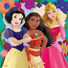 Ravensburger dėlionė 3x49 vnt. Disney Princesės