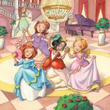 Ravensburger dėlionė 3x49 vnt Mažoji princesė